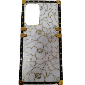 - Carcasa para Samsung A53 5G reforzada diseño rosas blancas