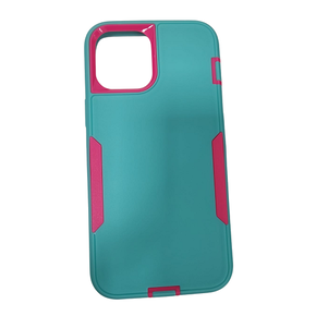 - Carcasa para IPhone 12 Pro Max reforzada color turquesa